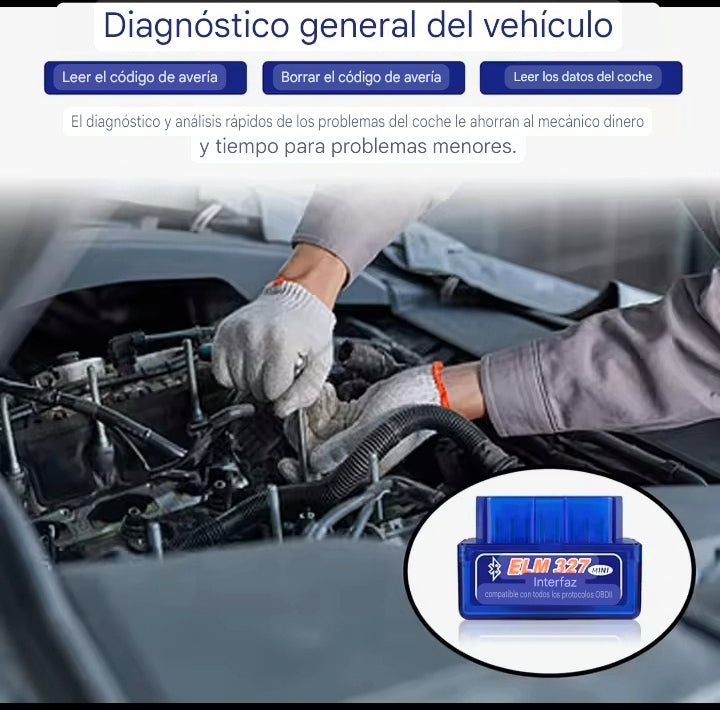 Escaner ELM327 Bluetooth Encuentra Fallas de tu Carro ✨ Diagnóstico OBD2
