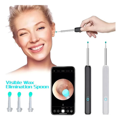 Limpiador de Oidos PRO. con Camara Wifi / Luz Led. Contra la Otitis / Cerumen / Tinnitus y Más.